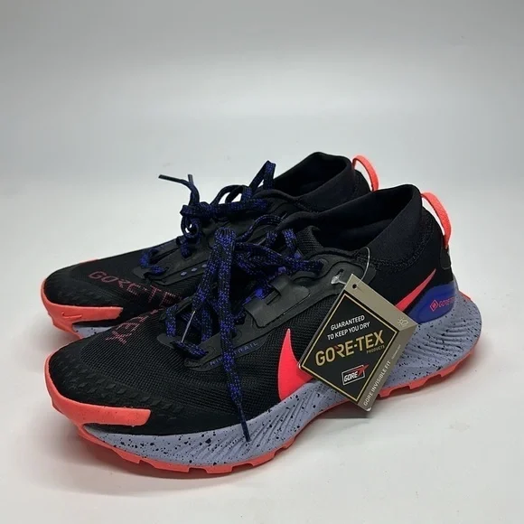 Nike Pegasus Trail 3 Gore-Tex Black/Flash Crimson-Lapis DC8794-002 Womens NWOB - Picture 4 of 12